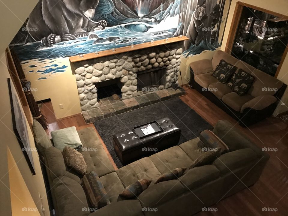 Cabin, vacation home at whistler Canada. Beautiful place, living room, cozy space 