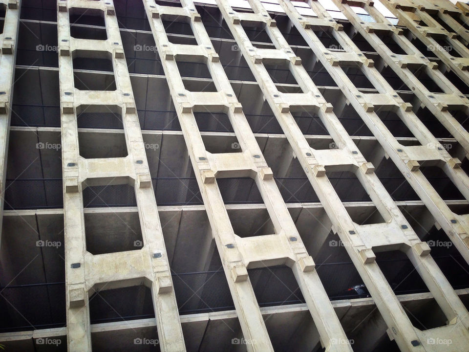 Towering Parking Garage