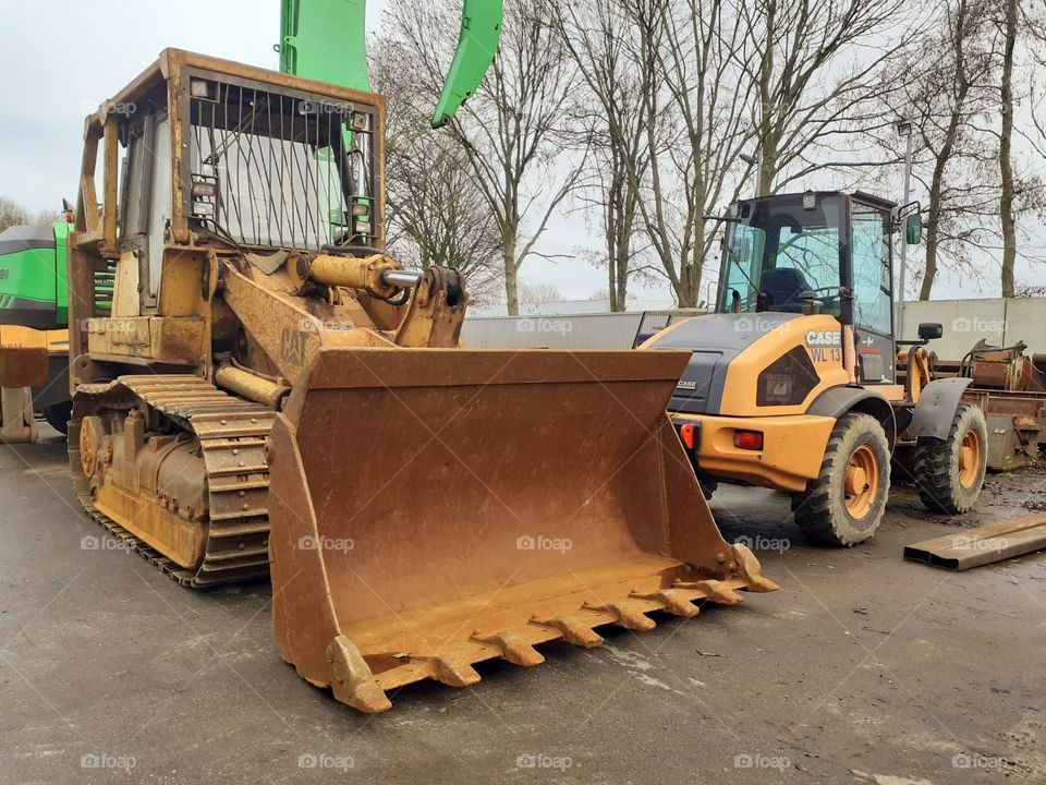 scrap bulldozer caterpillar