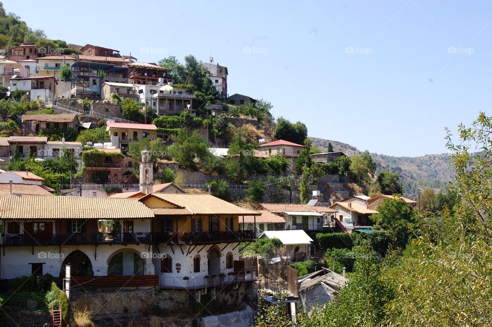 Mountain village in Cyprus 