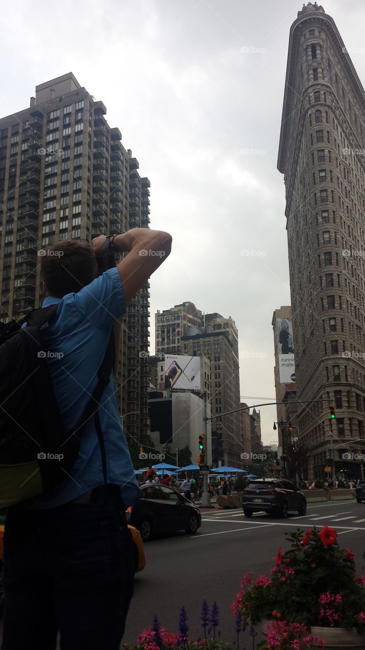 Self employed business owners at work