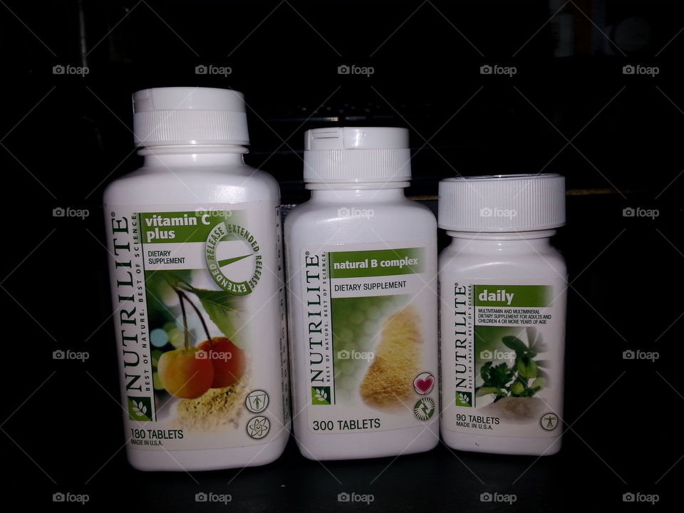 How I keep myself going & feeling good. Certified Organic Vitamins and Supplements by Nutrilite, available through Amway. Extended Release Vitamin C from the Acerola Cherry, B Complex & Daily Multivitamin.