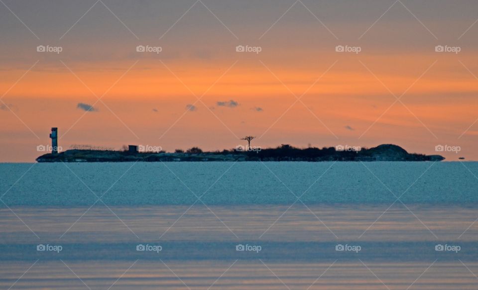 Scenics view of idyllic sea, Sweden