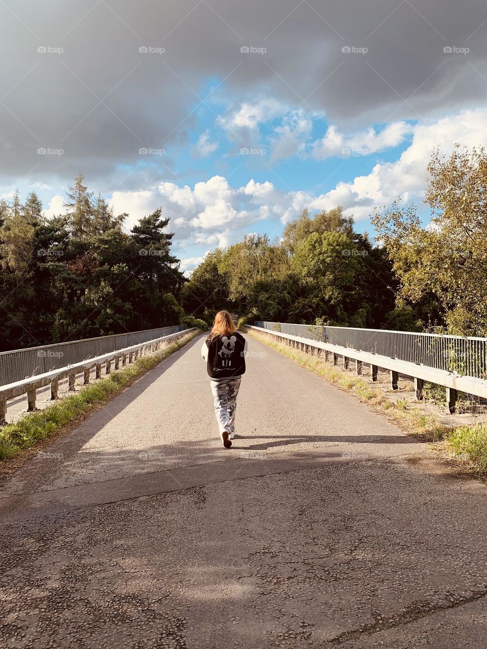 The still outdoors. Shot taken on overflow bridge in south west England 2024 in colour. 