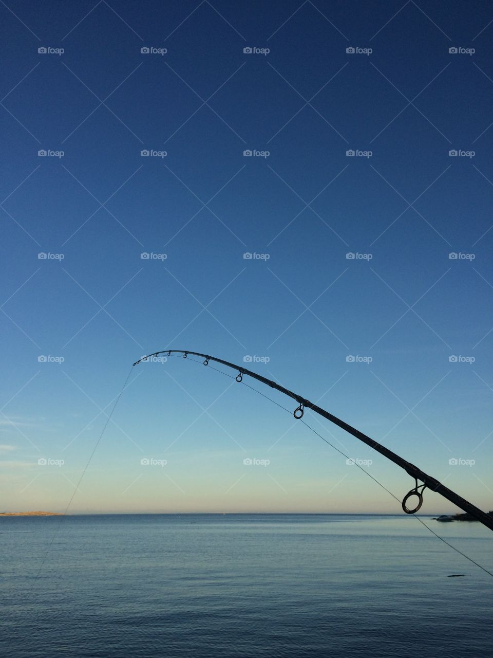 Fishing in the ocean