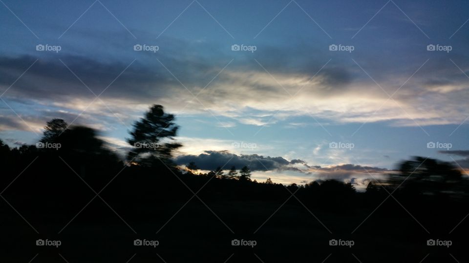 Sunset, Landscape, Dawn, Sky, Evening