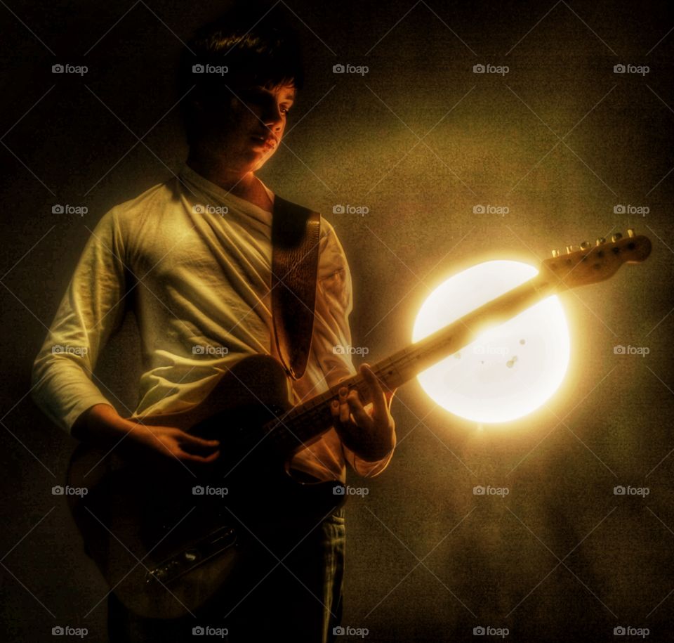 Guitar. Guitarist