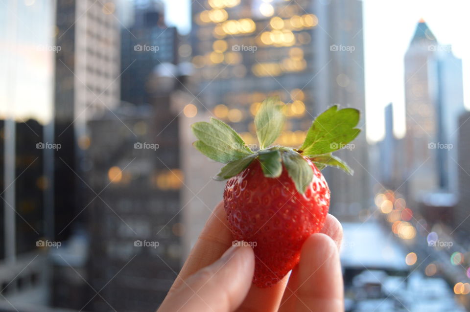 Close-up of a strawberry