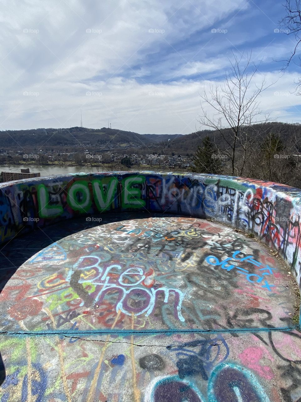 Graffiti overlook 