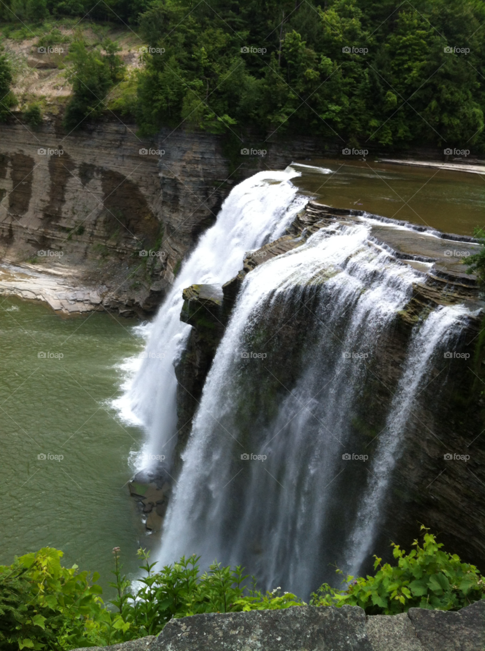 nature water waterfalls letchworth state park by stormin1365