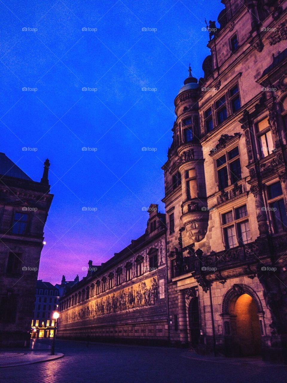 Dresden Germany sunset