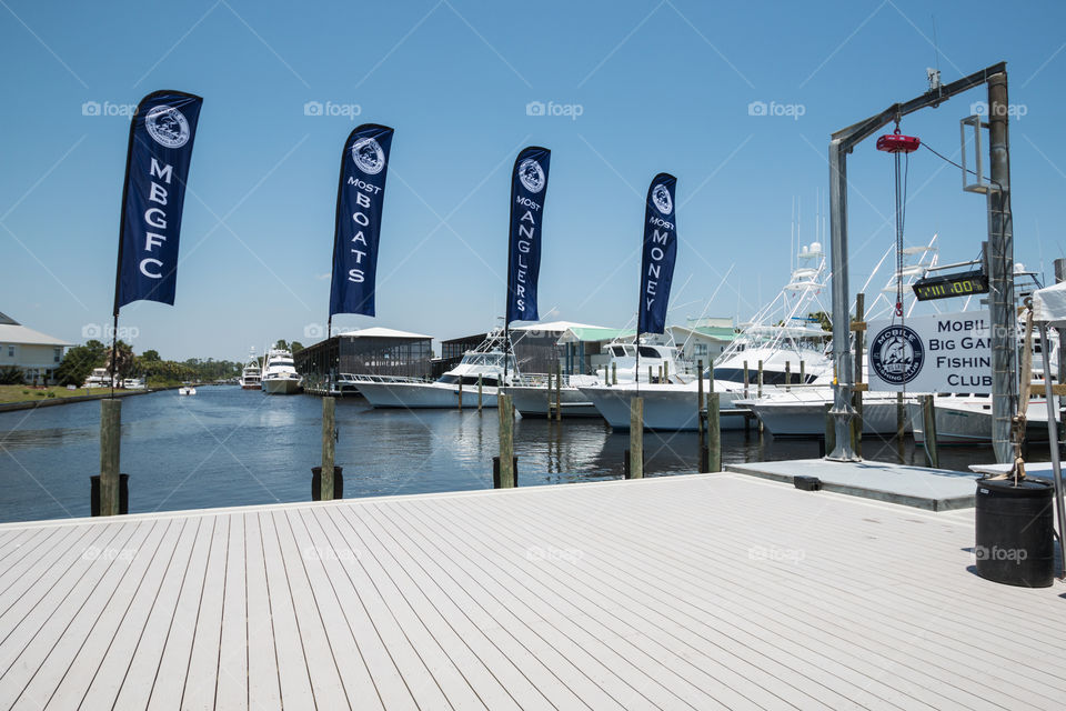 Mobile Fishing competition floor in Alabama USA 