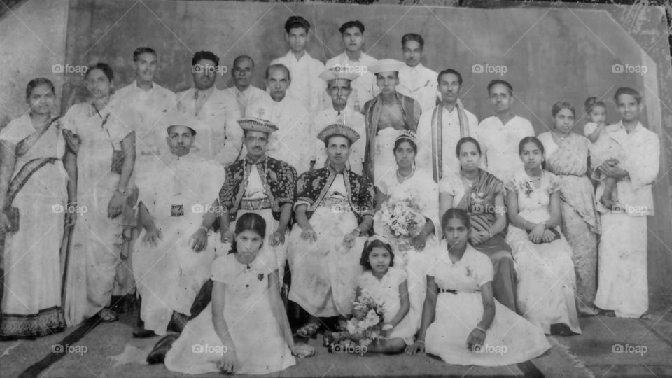 The wedding of my father 1949 May 30 to June 10, Best man is the eldest son of the Last chief Adhigar of Sinhalese Kingdom,/Ceylon/Srilanka.