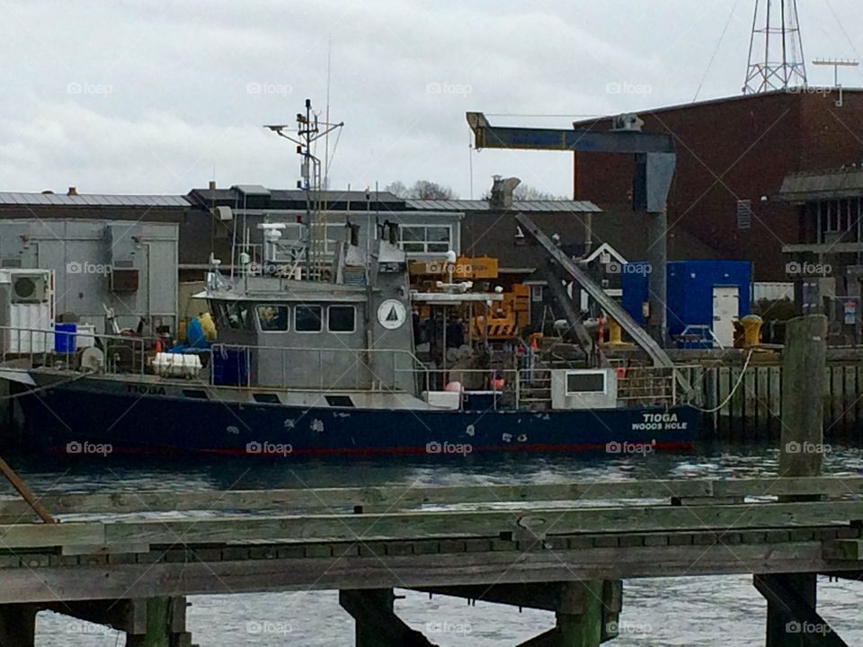 Ships at Woods Hole Massachusetts 