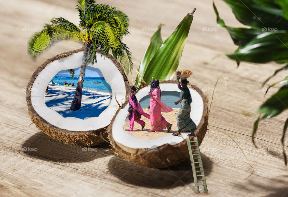 #coconut #tree #enviornment #people #manipulation #ps #adobe #photoshop #edits #3d #designgraphic  #DoubleExposure #effect