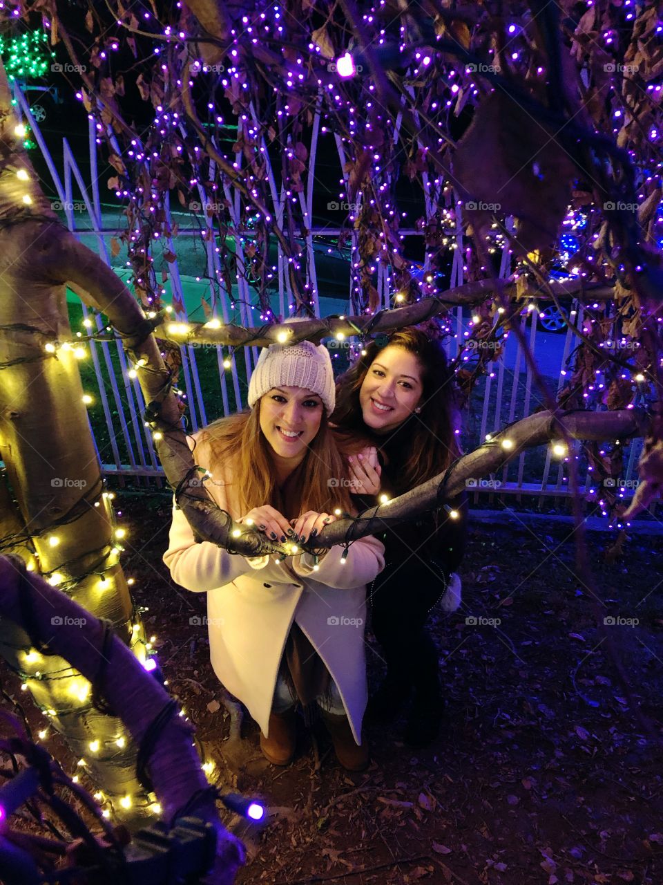 Enjoying the winter lights 