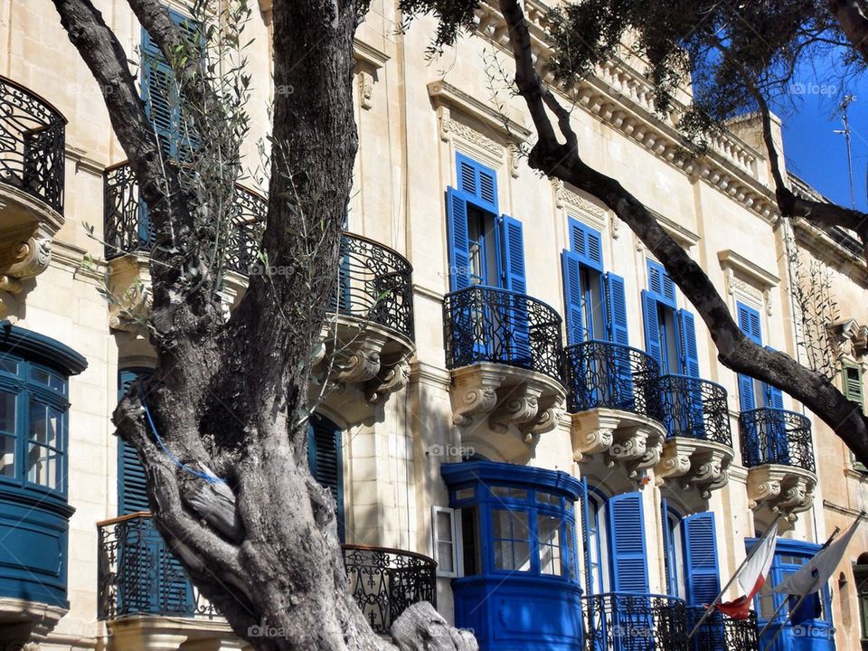 Maltese balconies