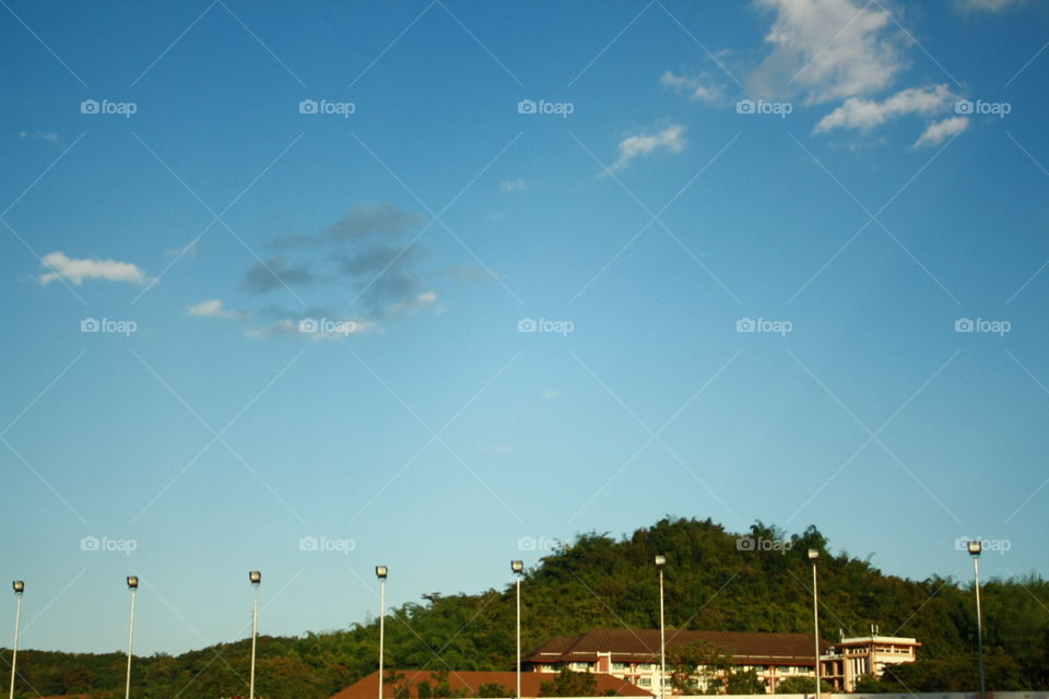 sky in stadium