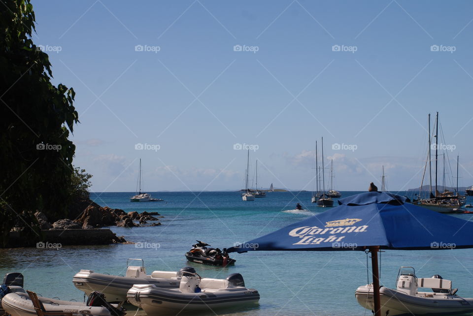 Honeymoon Beach on Water Island, St. Thomas USVI