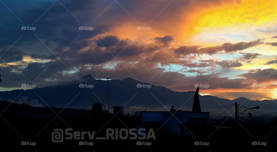 Atardecer en Ciudad Guzmán jalisco