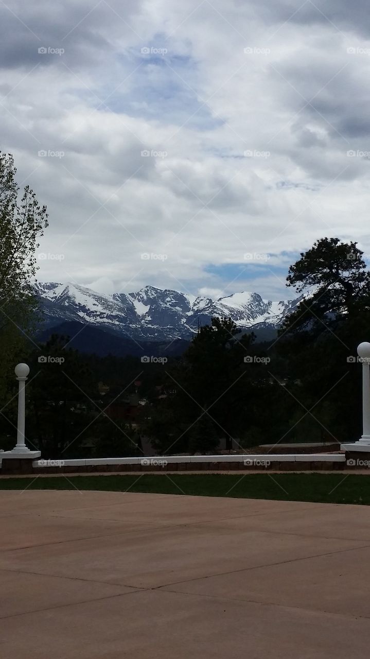 view from the Stanley hotel 