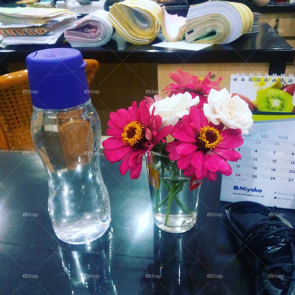 water n flowers