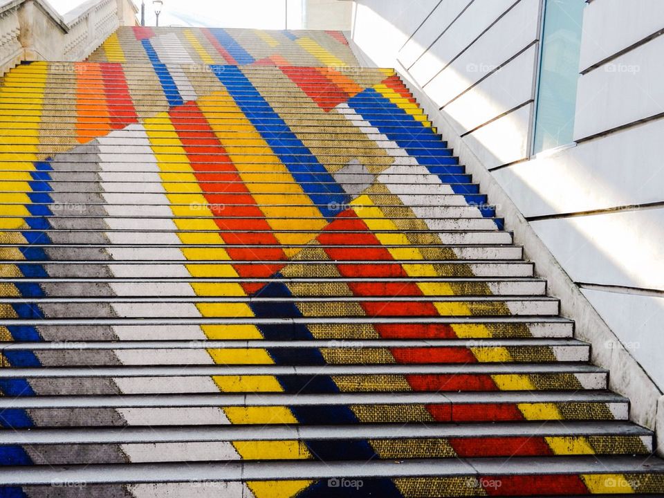Colorful steps