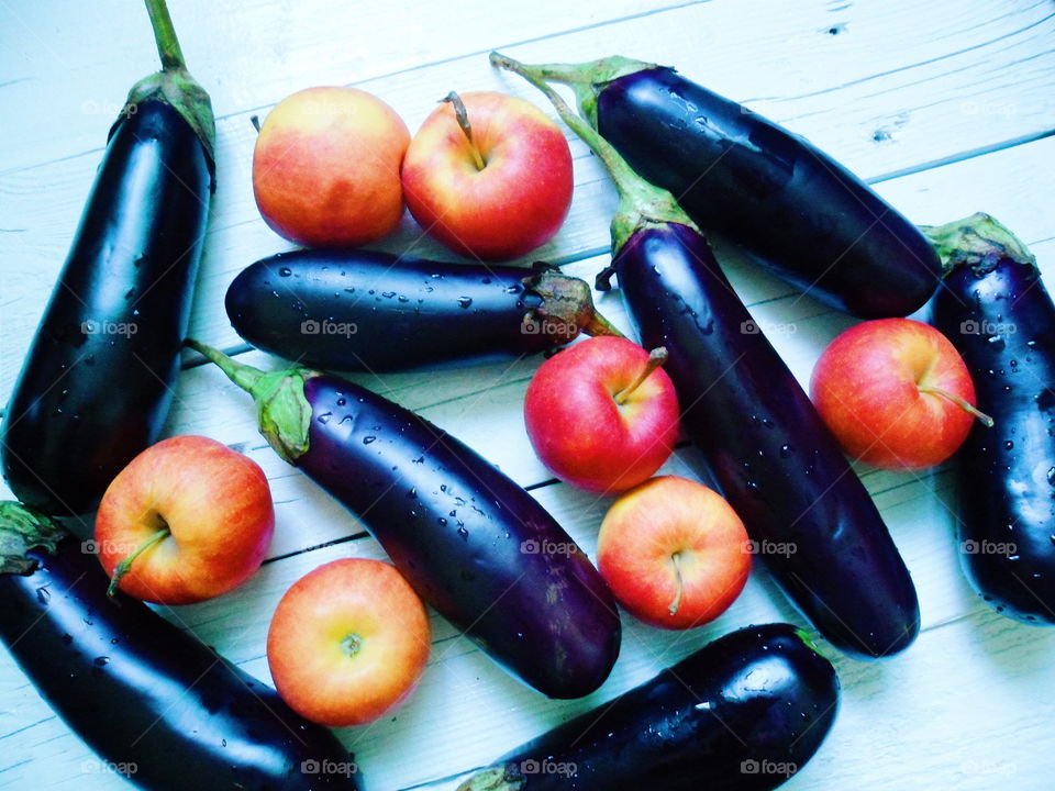 harvest of vegetables