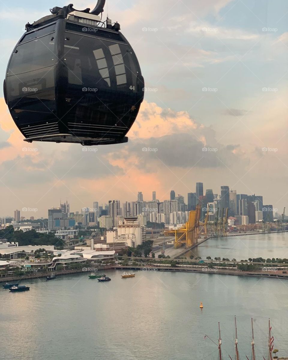 Cable car in Singapore!