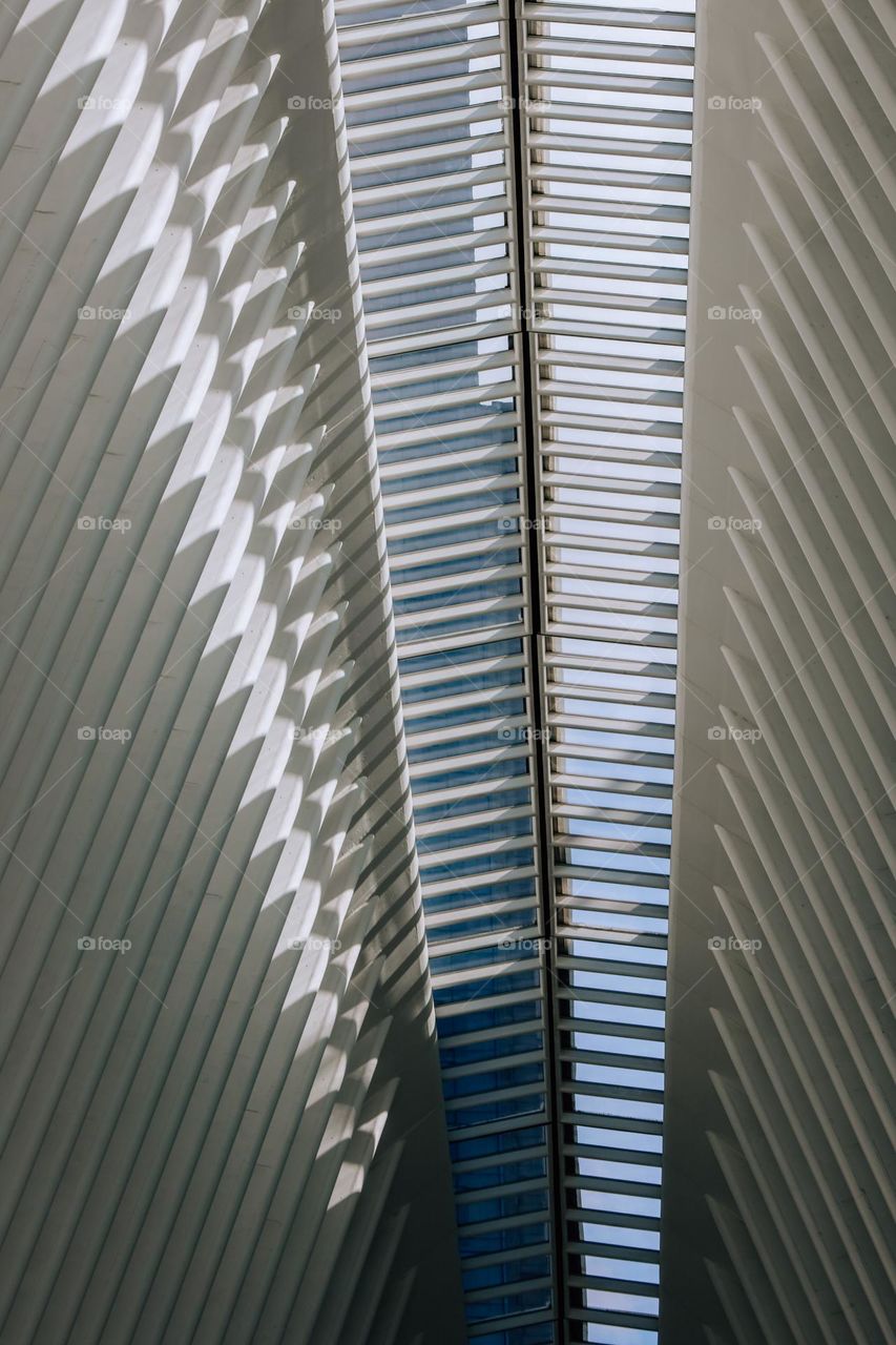 Close up of the oculus station roof, lower POV