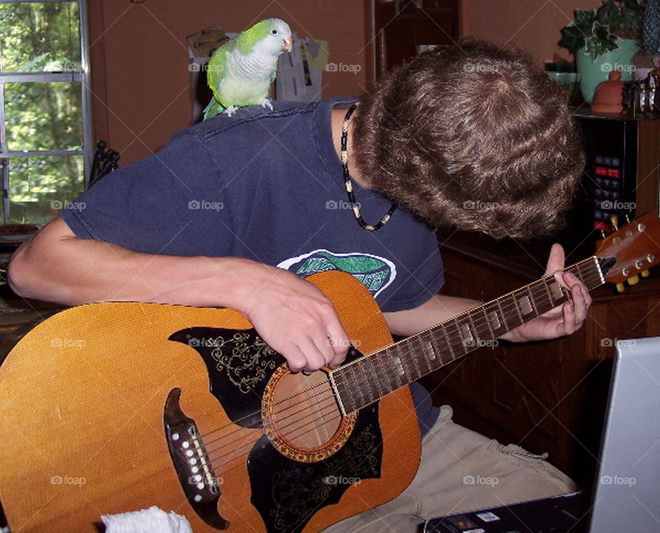 Practicing with a Feathered Friend