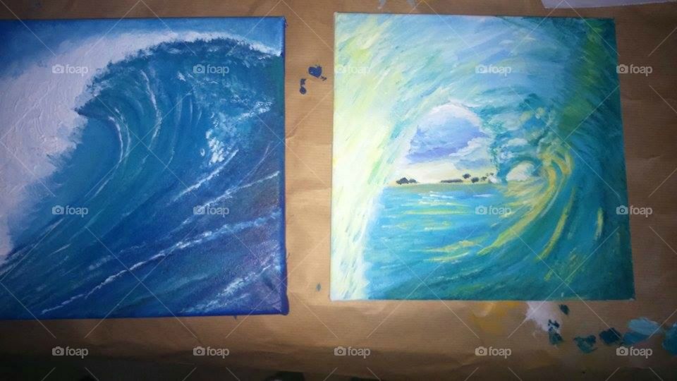 Wave paintings