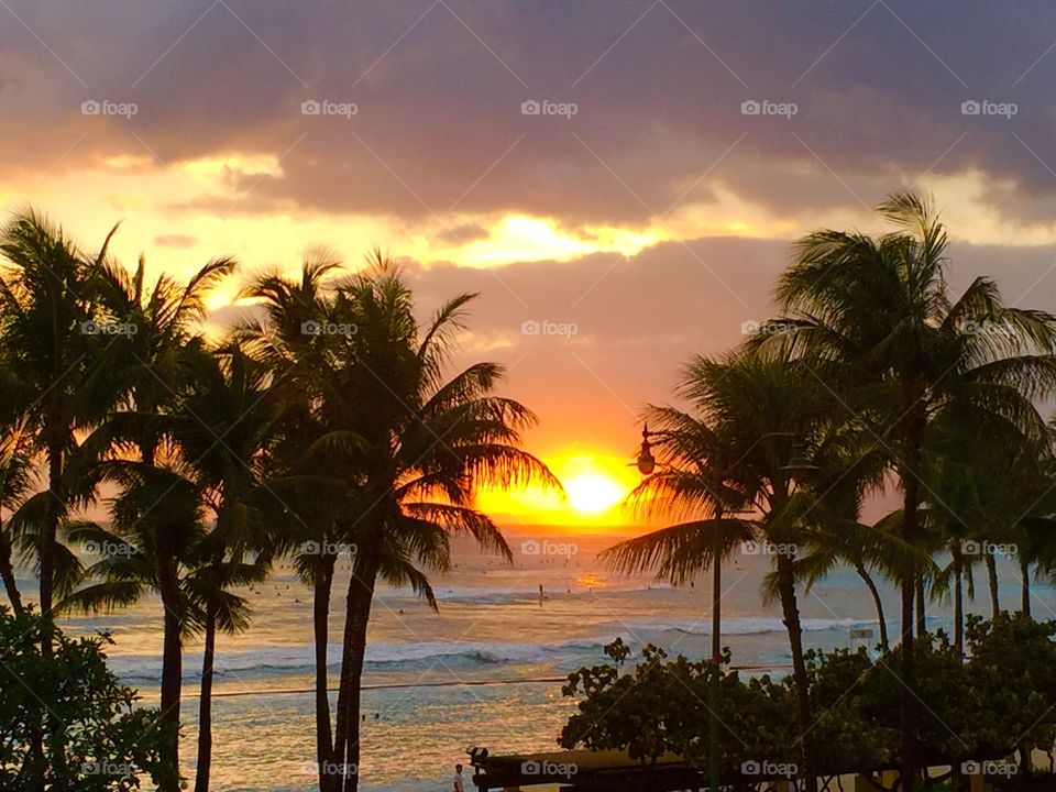 Honolulu sunset