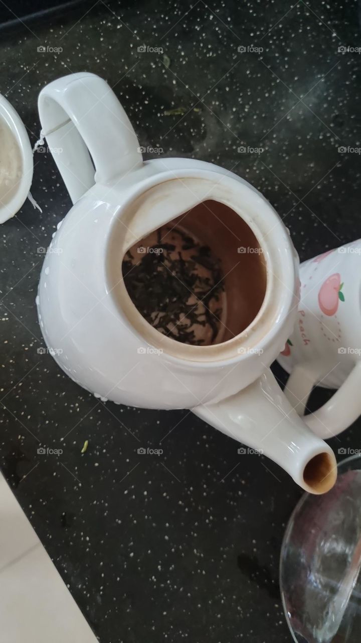 A pot of tea ... brewing