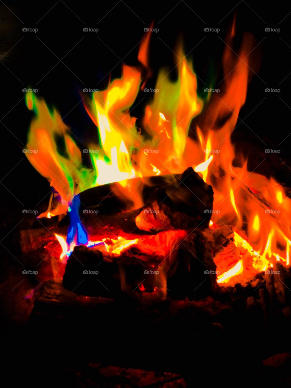 Campfire colors 