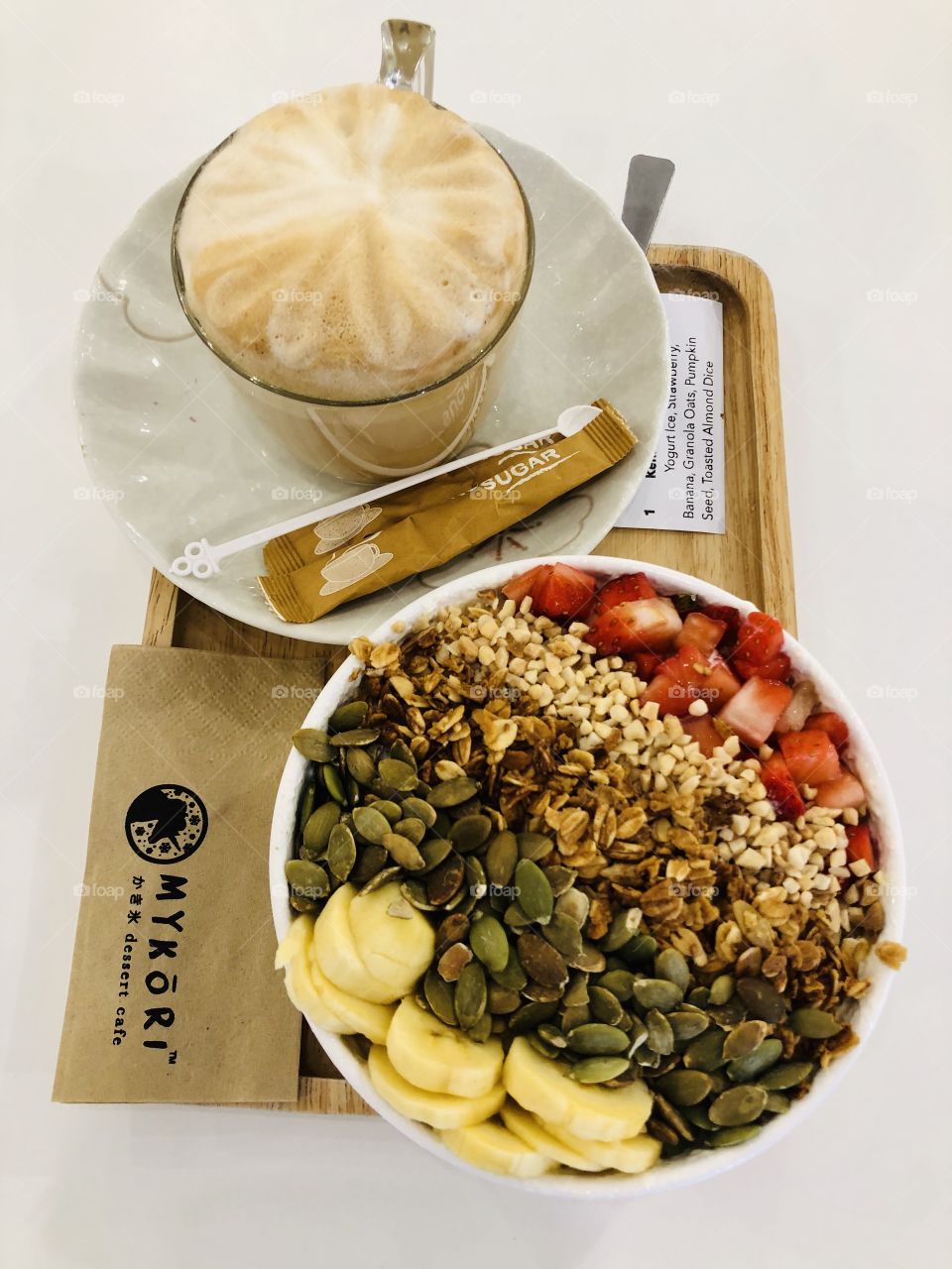 Coffee and desert of the day 