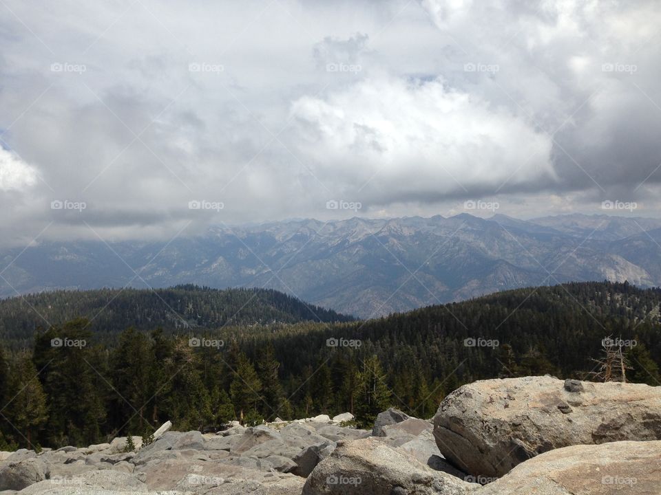 Mitchell Peak. Mitchell Peak panoramic view