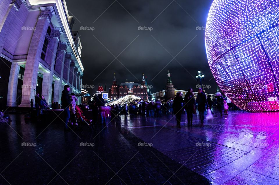 City, People, Light, Travel, Evening