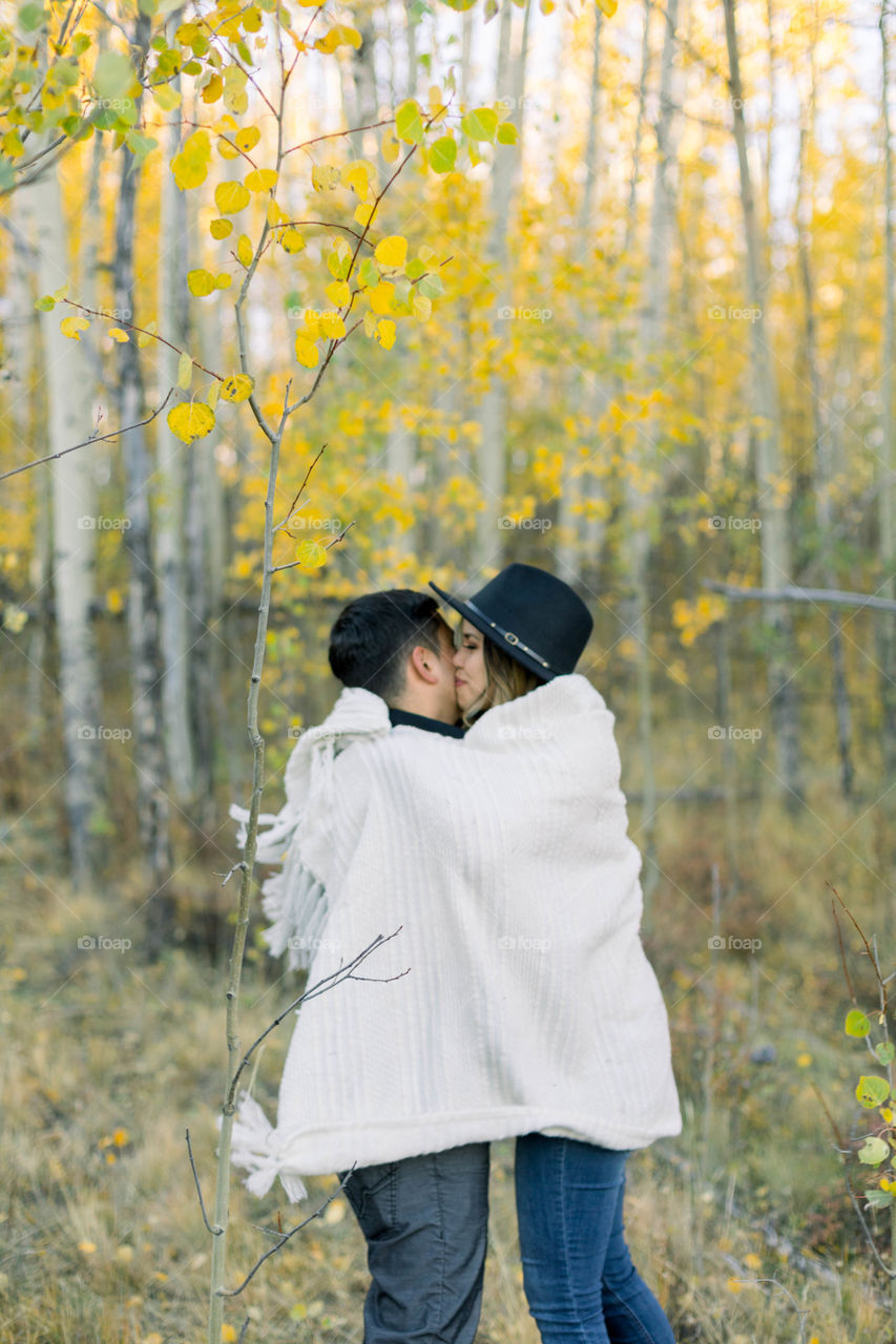 Staying warm with my love on a cold day 