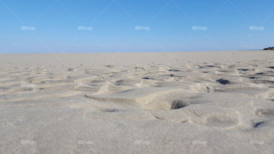 focus on sand