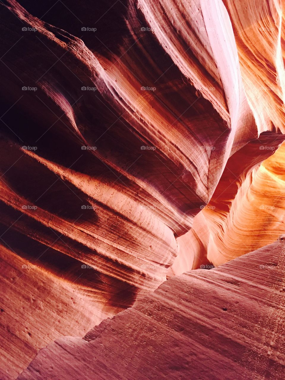 Playing with light...red rock canyon. 