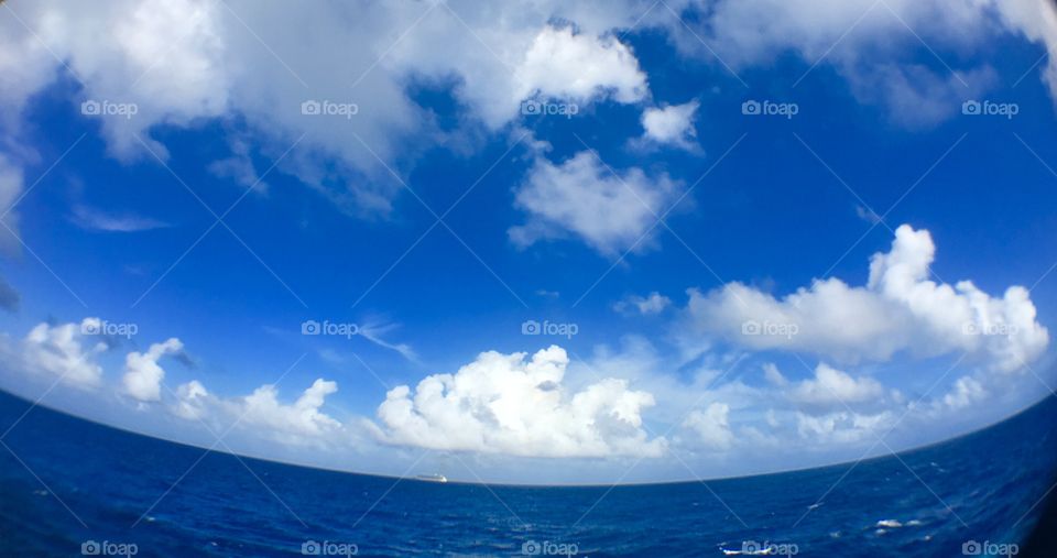 Ocean and sky