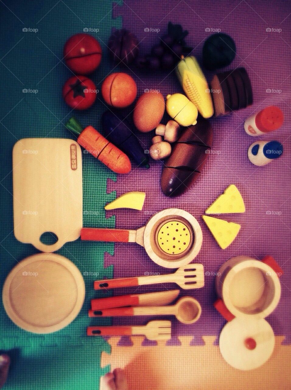 Getting ready to cook