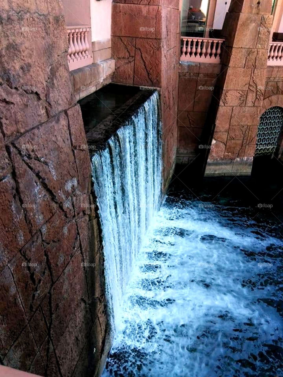 indoor waterfall