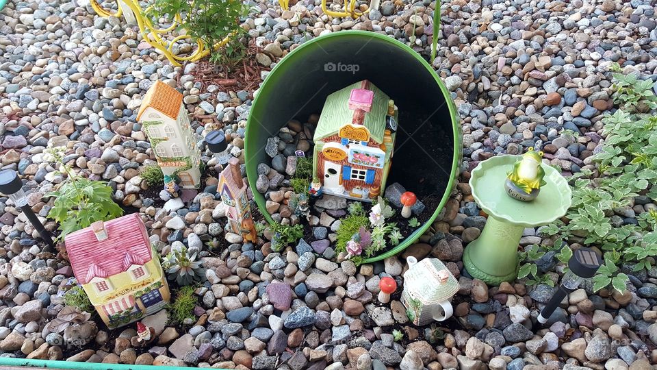 Flea Market Fairy Garden