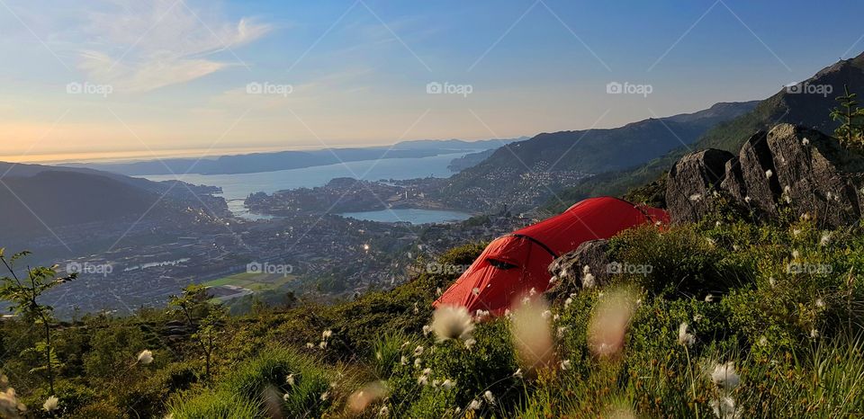 Urban camping Bergen Norway