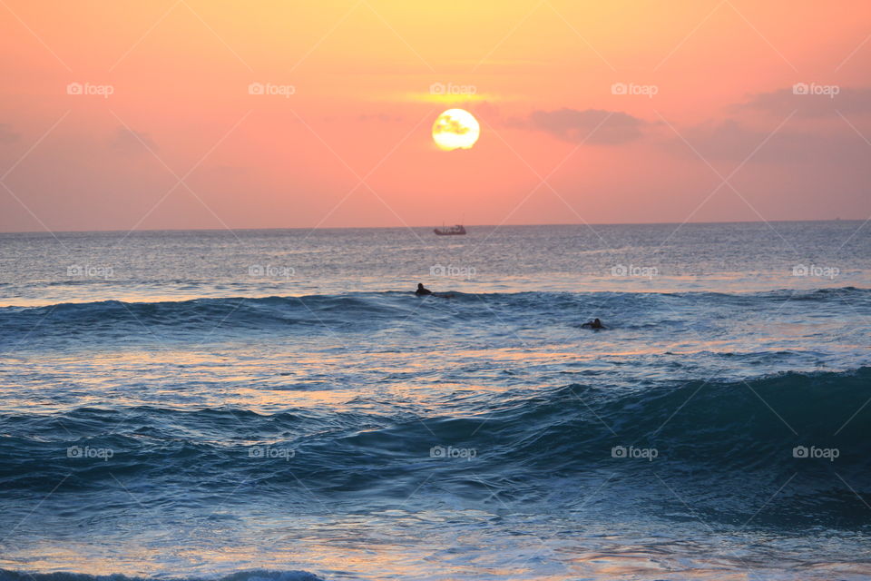 A surfer’s sunset
