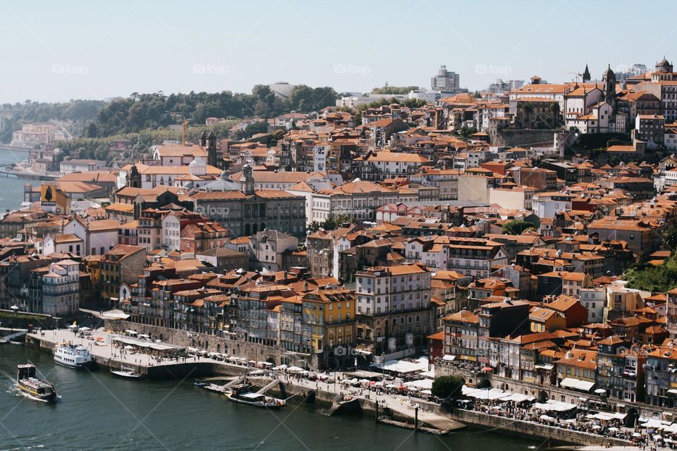 Beautiful view on Porto