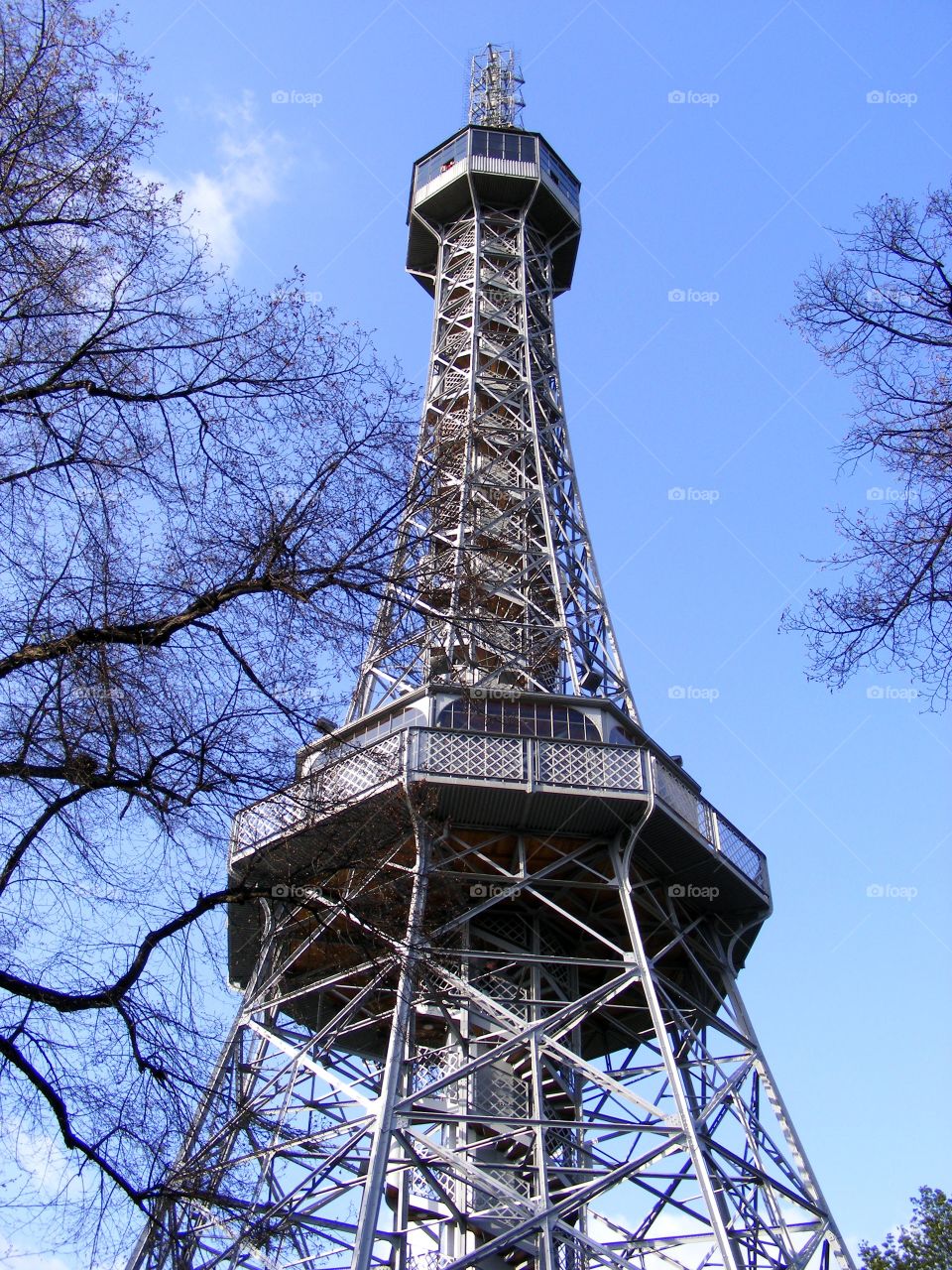 Petrin Tower in Prague, Czech Republic