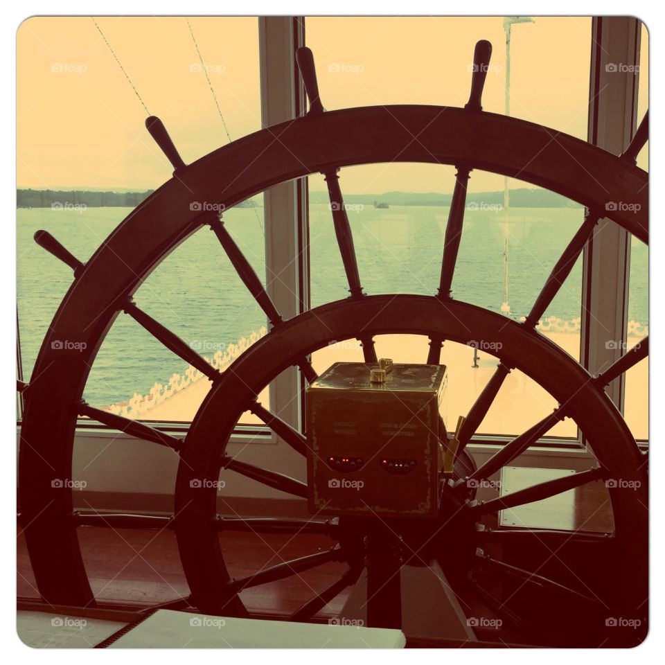 Which Direction You Choose. Captain's Wheel